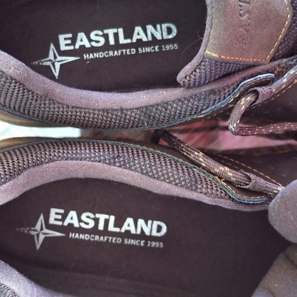 Eastland Mens Elliott Walking Oxfords Brown Lace Up Dad Athletic Comfort Shoe 10